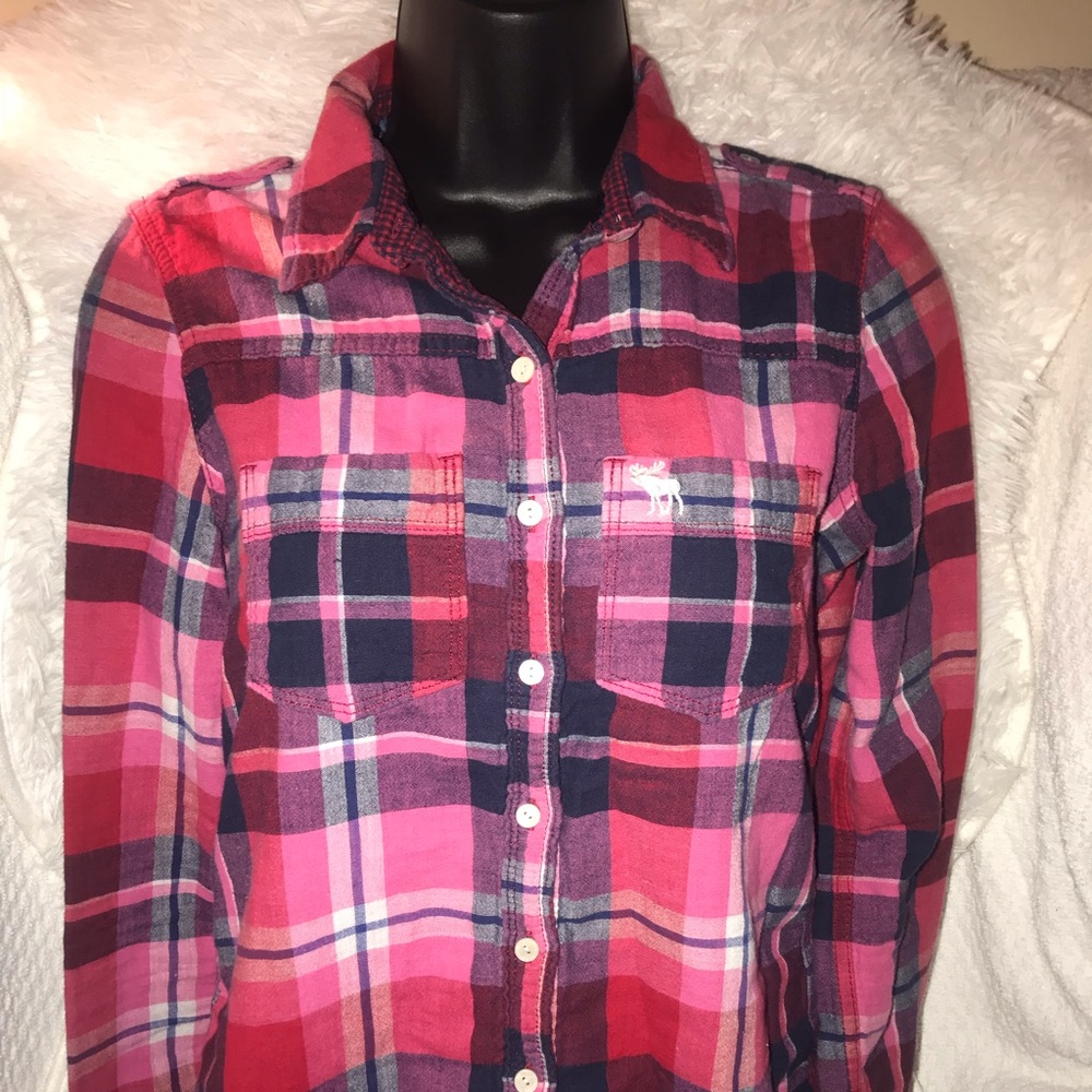 Abercrombie plaid shirt